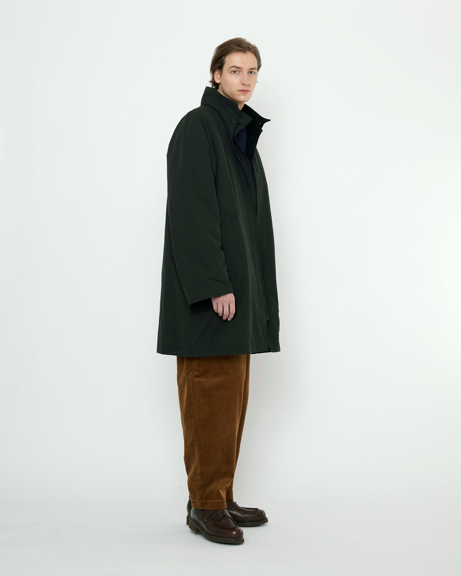 Double Collar Overtcoat - FW25 - Black