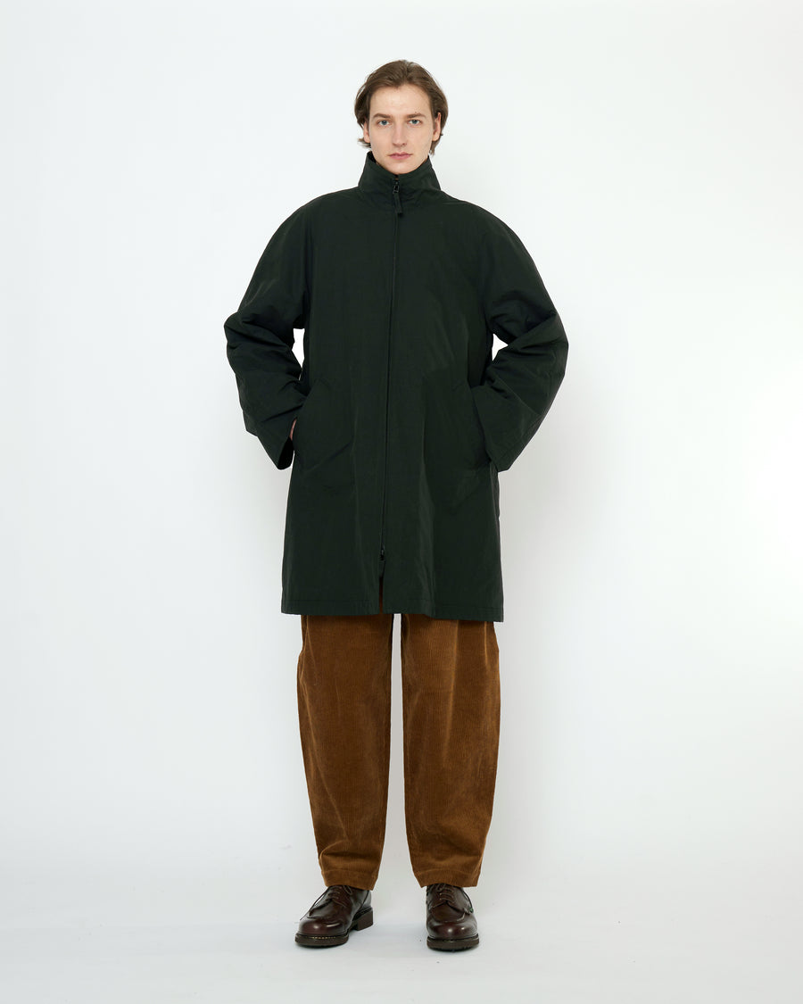 Double Collar Overtcoat - FW25 - Black