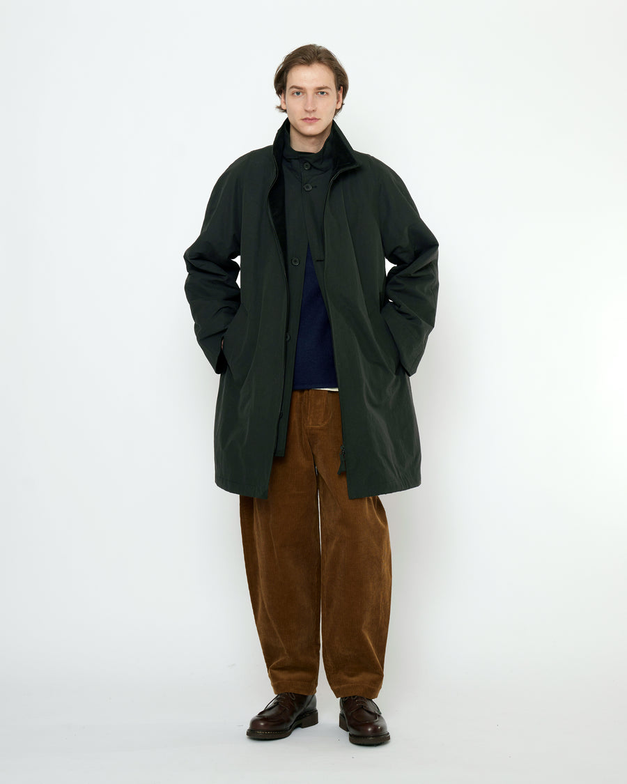 Double Collar Overtcoat - FW25 - Black