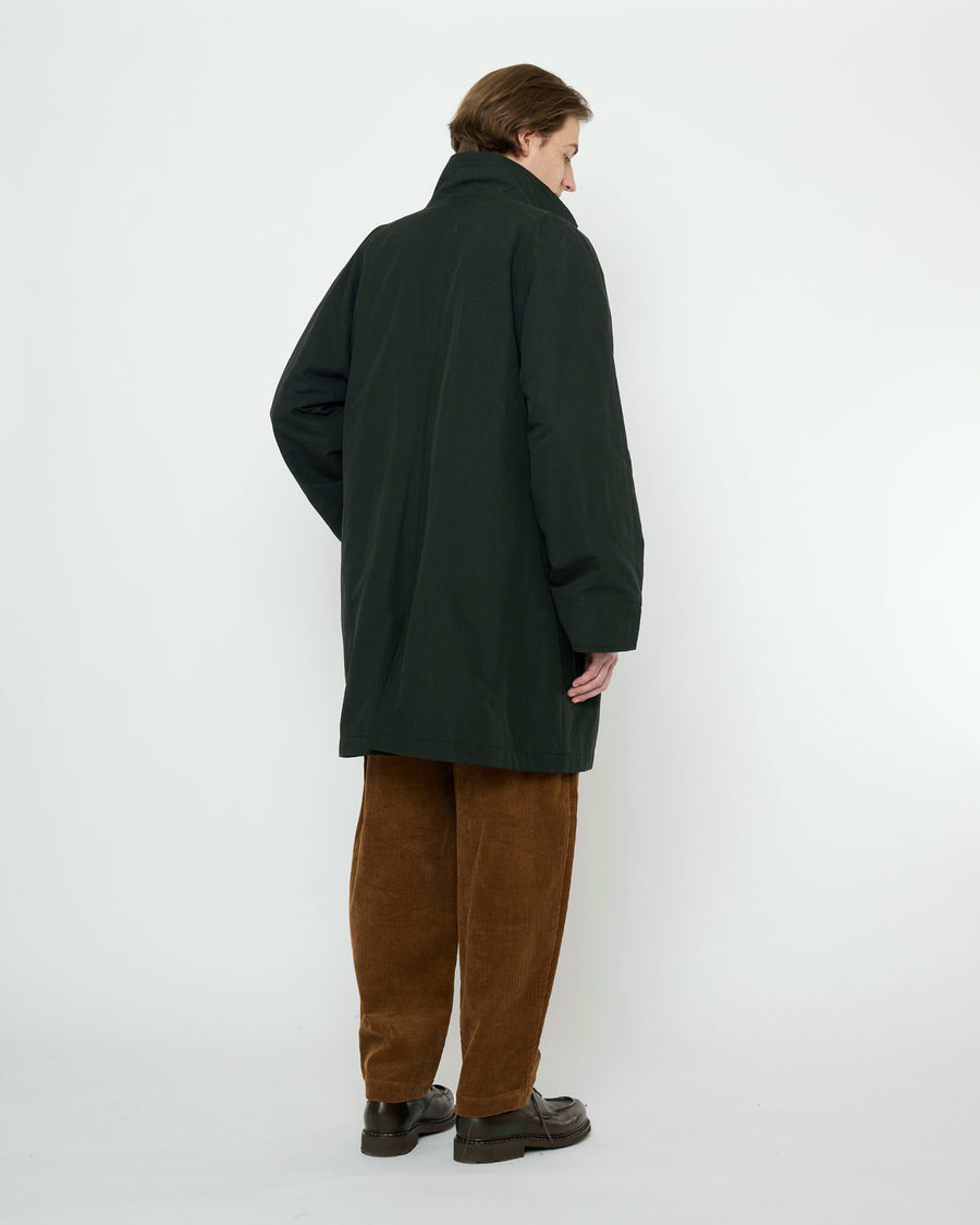 Double Collar Overtcoat - FW25 - Black