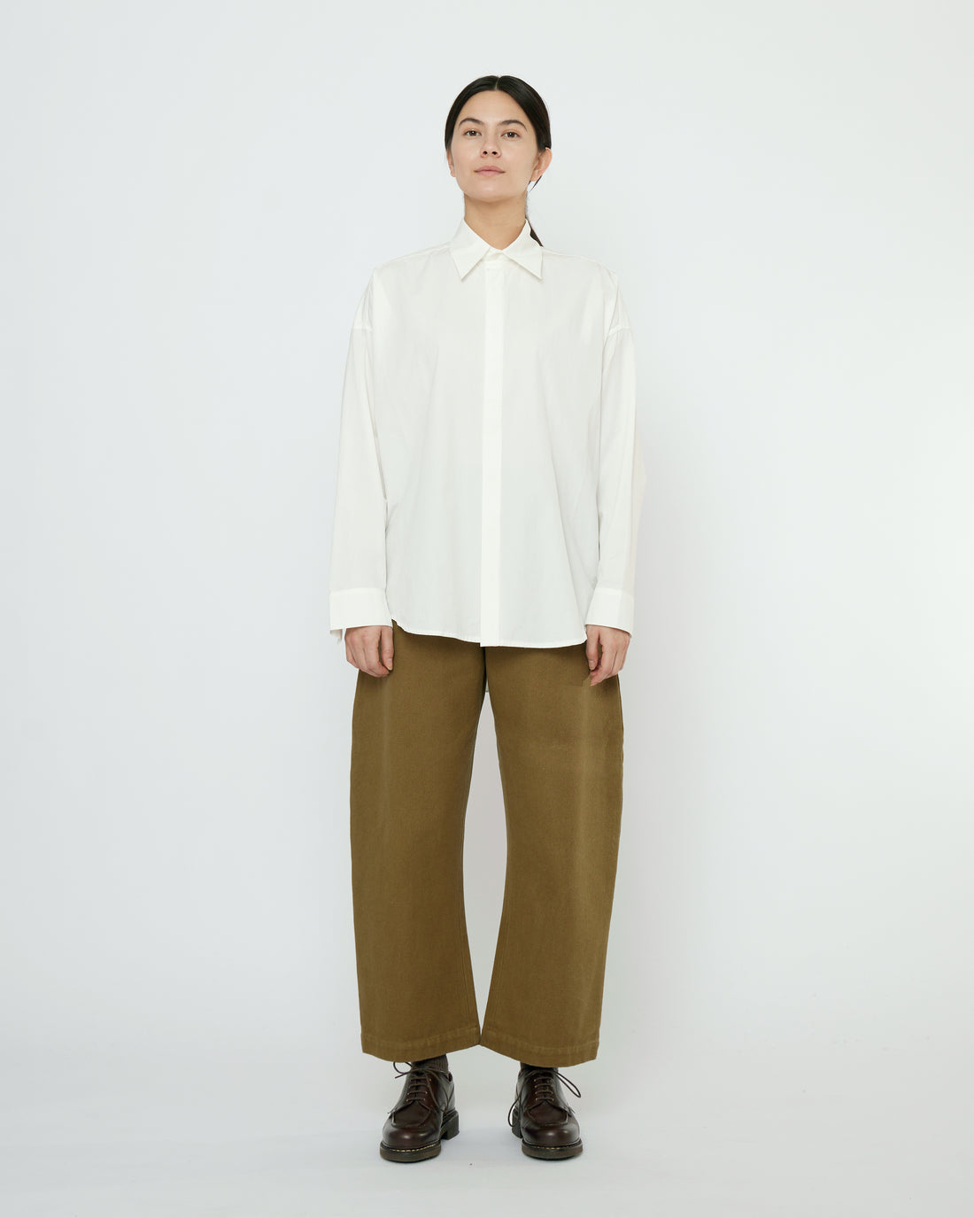 Cocoon Dress Shirt - FW25 - Off-White