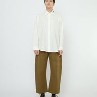 Cocoon Dress Shirt - FW25 - Off-White