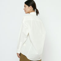 Cocoon Dress Shirt - FW25 - Off-White