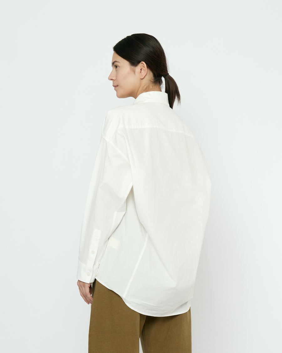 Cocoon Dress Shirt - FW25 - Off-White