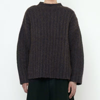 Chunky Mockneck - FW25 - Dark Plum