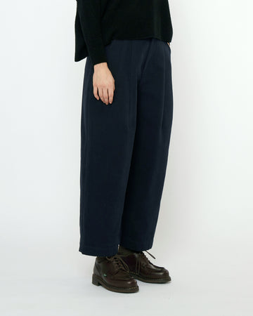 Signature Pleated Trouser - Fall Edition - Navy Black