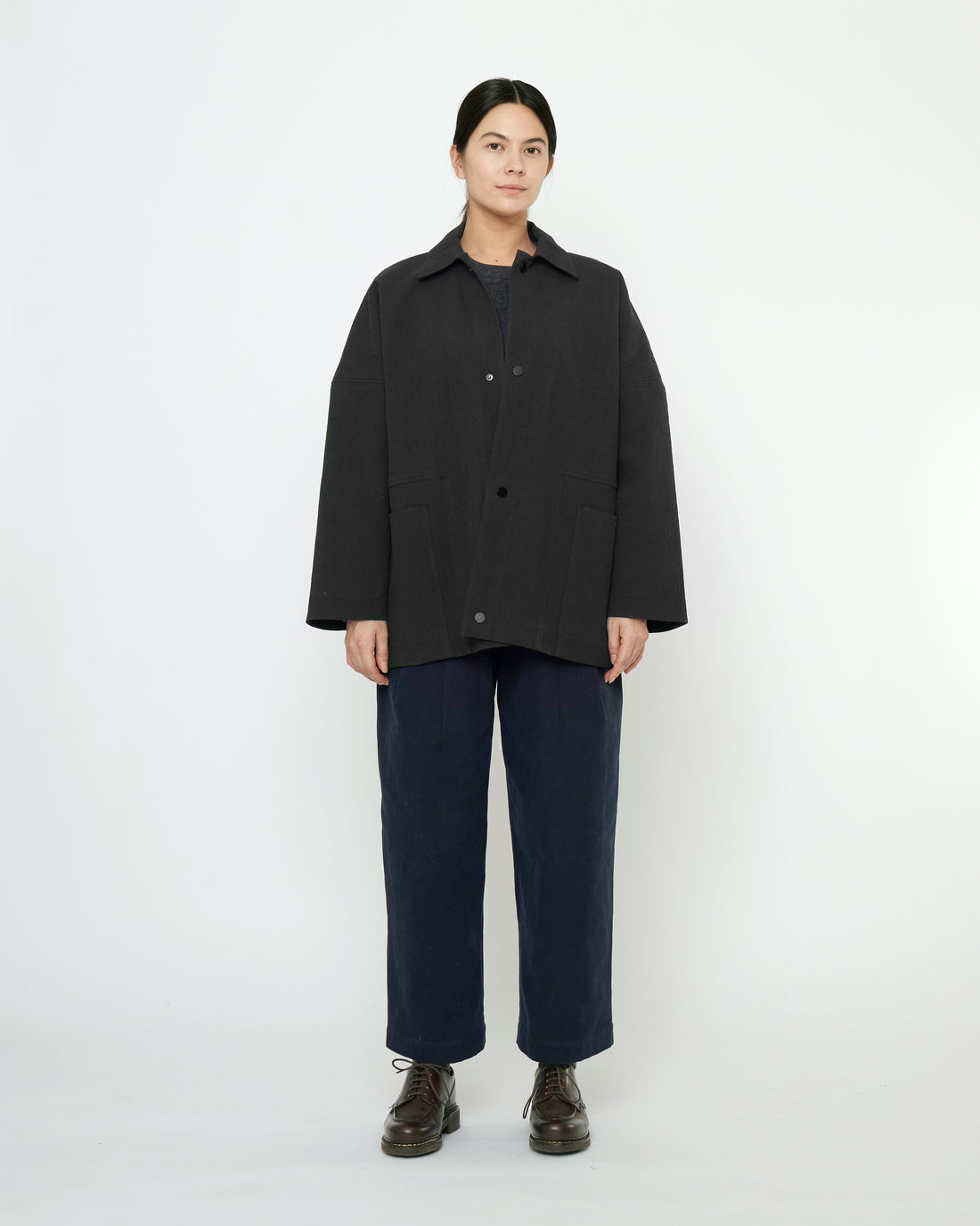 Pockets Shirt Jacket - FW25 - Black