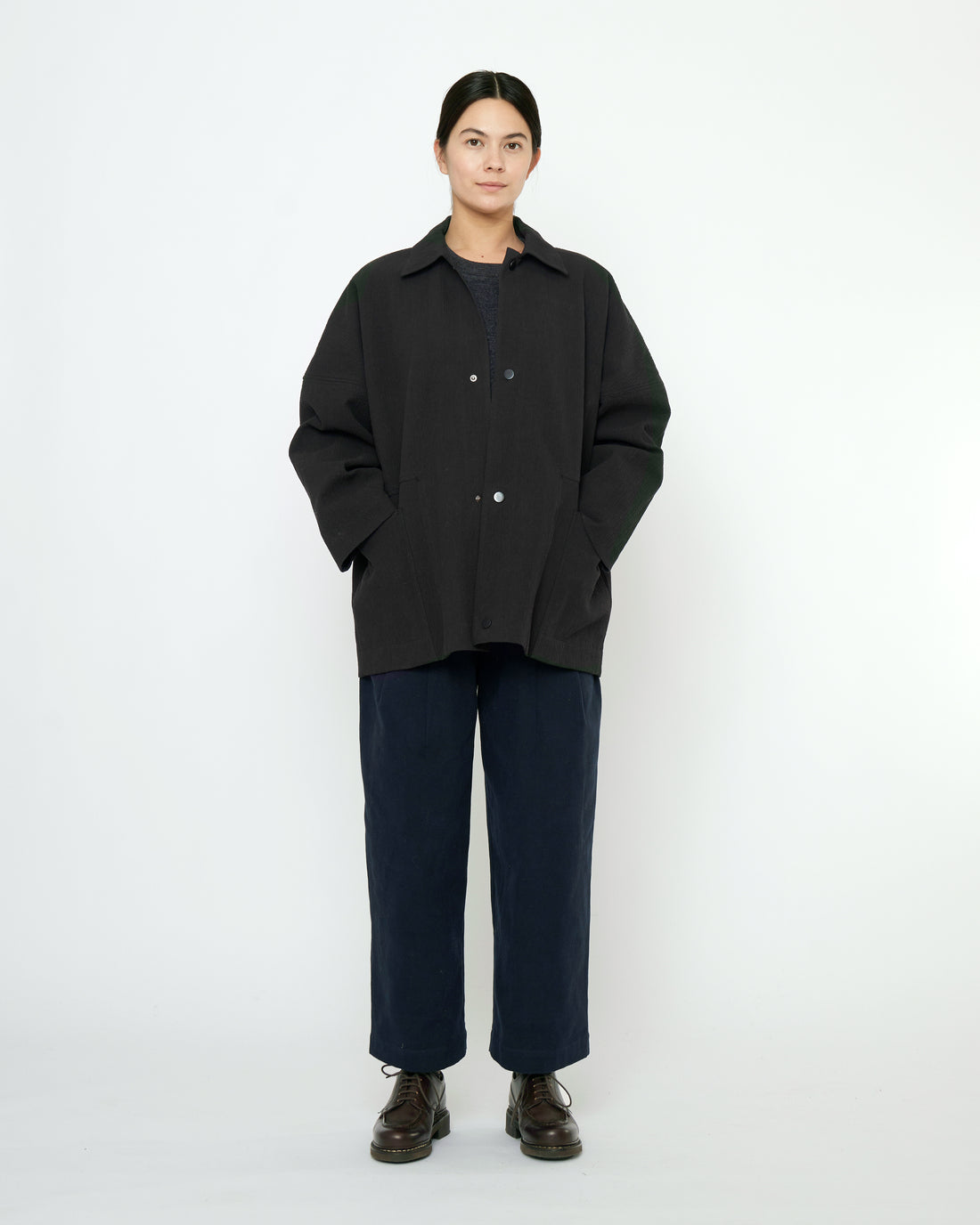 Pockets Shirt Jacket - FW25 - Black
