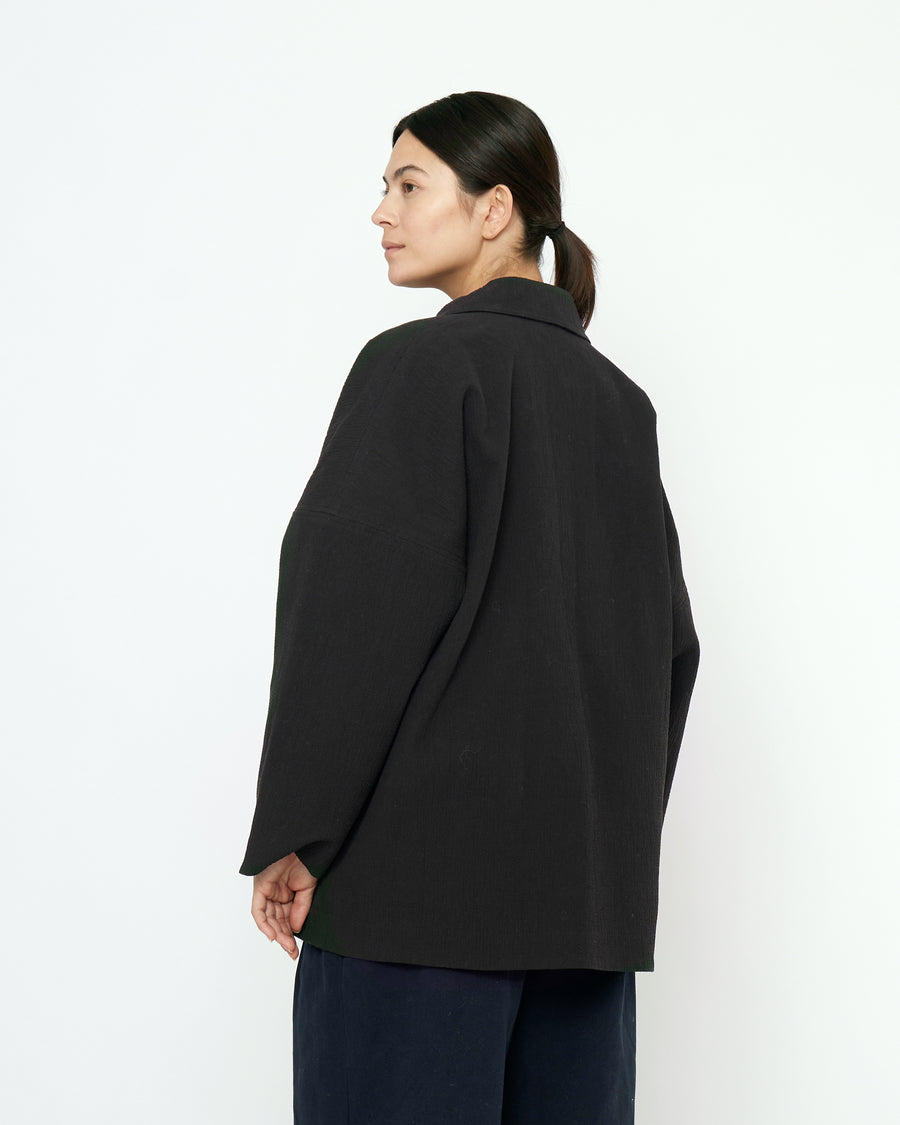 Pockets Shirt Jacket - FW25 - Black