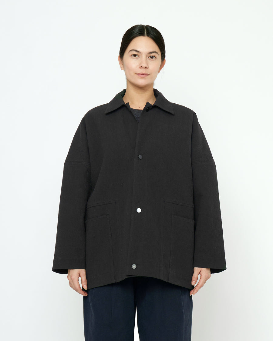Pockets Shirt Jacket - FW25 - Black