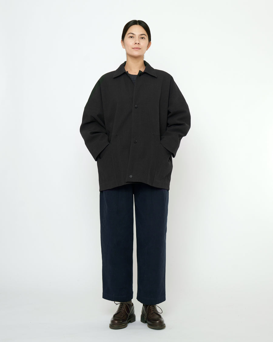 Pockets Shirt Jacket - FW25 - Black
