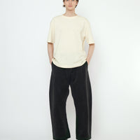 Tailored Curve Legged Trouser - SS25 - Washed Black