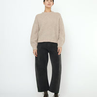 Striped Poet Sweater - FW25 - Taupe Sand