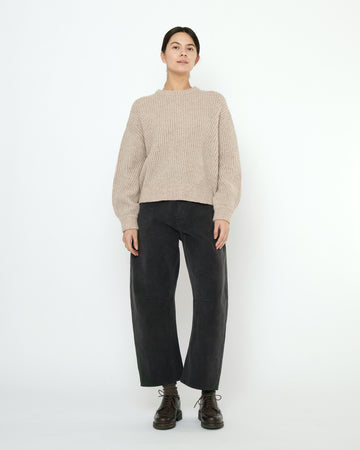 Striped Poet Sweater - FW25 - Taupe Sand