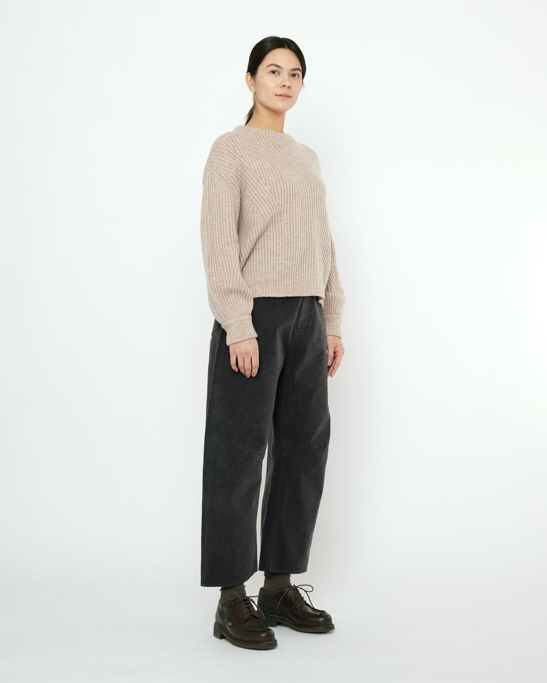 Striped Poet Sweater - FW25 - Taupe Sand