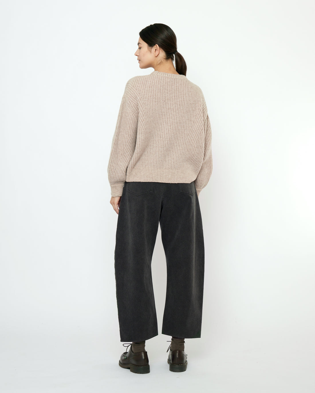 Striped Poet Sweater - FW25 - Taupe Sand