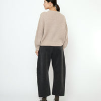 Striped Poet Sweater - FW25 - Taupe Sand