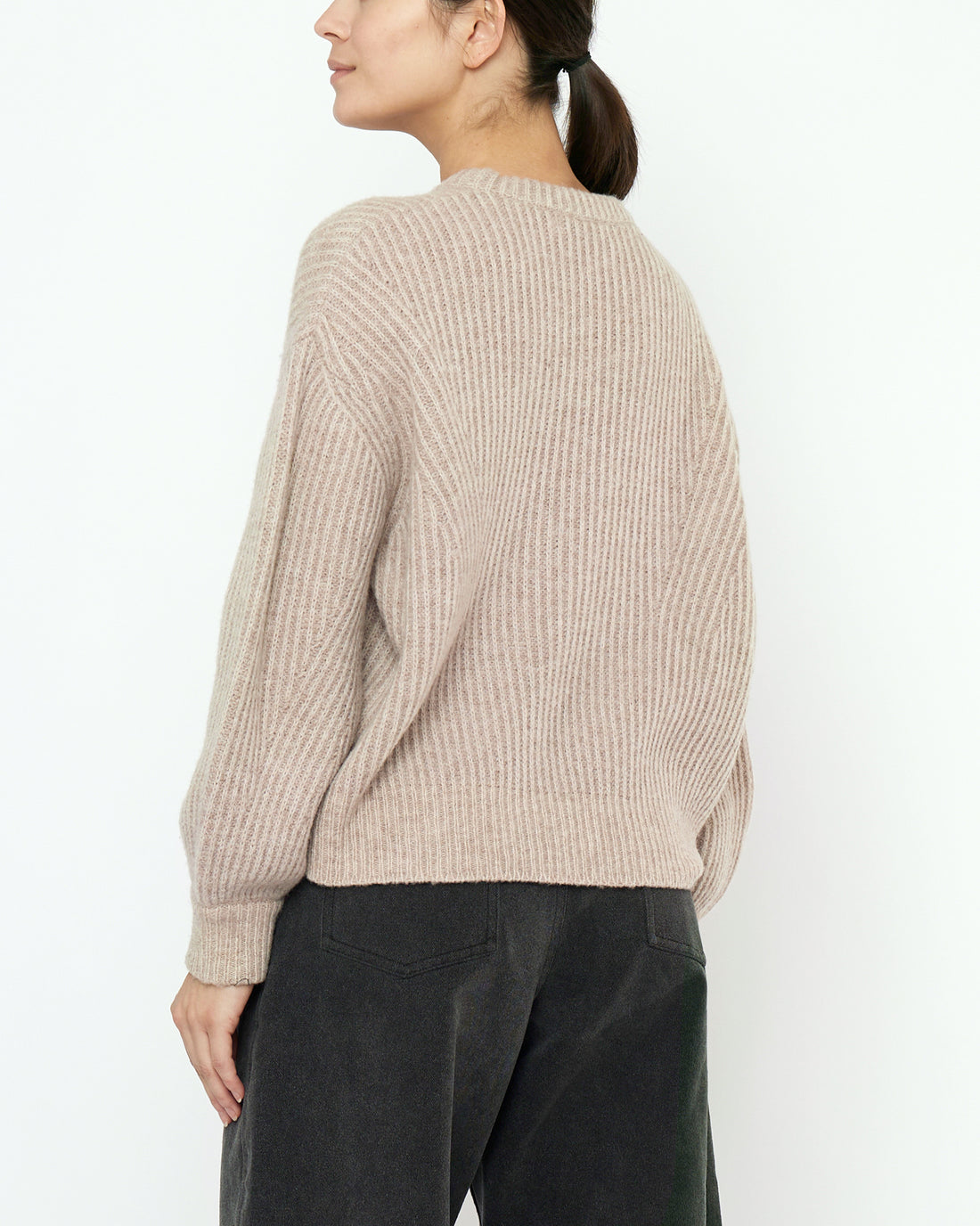 Striped Poet Sweater - FW25 - Taupe Sand