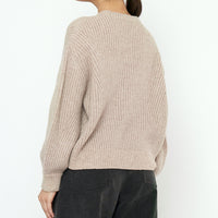 Striped Poet Sweater - FW25 - Taupe Sand