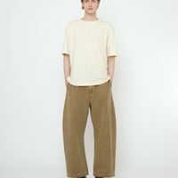 Tailored Curve Legged Trouser - SS25 - Washed Kelp