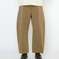 Tailored Curve Legged Trouser - SS25 - Washed Kelp