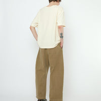 Tailored Curve Legged Trouser - SS25 - Washed Kelp