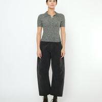 Collared Short Sleeves - FW25 - Heathered Gray