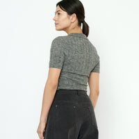 Collared Short Sleeves - FW25 - Heathered Gray
