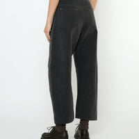 Curve Legged Work Trouser - FW25 - Washed Black