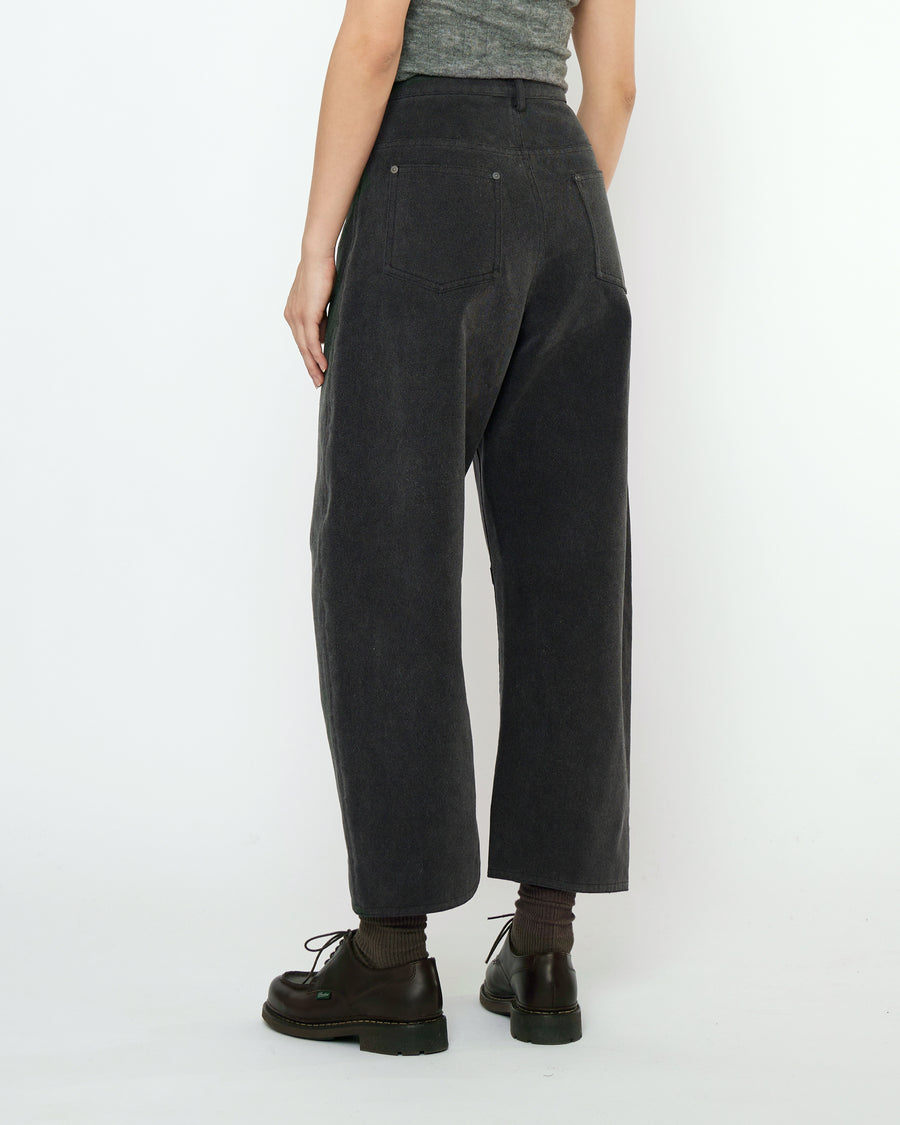 Curve Legged Work Trouser - FW25 - Washed Black