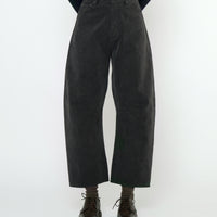 Curve Legged Work Trouser - FW25 - Washed Black