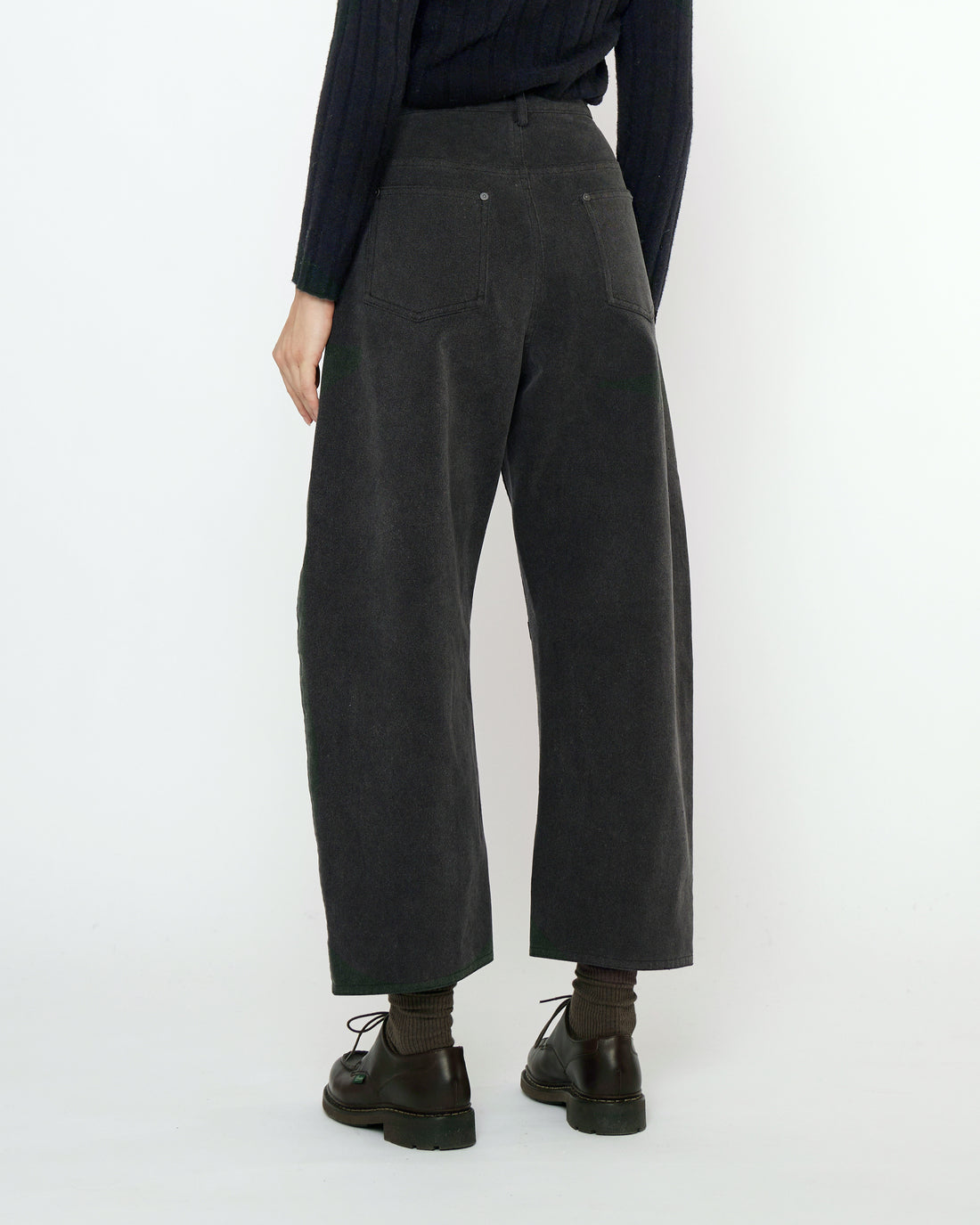 Curve Legged Work Trouser - FW25 - Washed Black