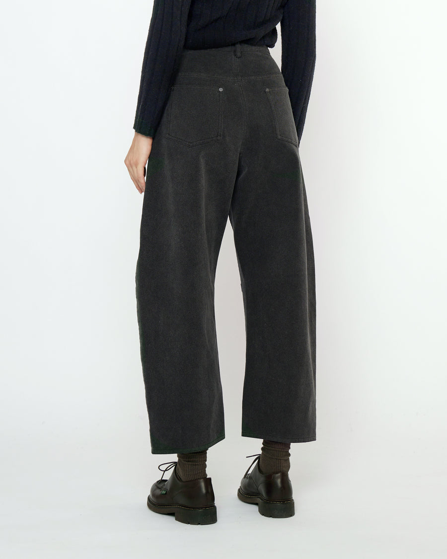 Curve Legged Work Trouser - FW25 - Washed Black