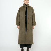 Balmacaan Coat - FW25 - Olive Gray