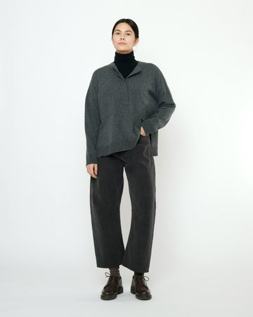 Relaxed Pocket Sweater - FW25 - Gray