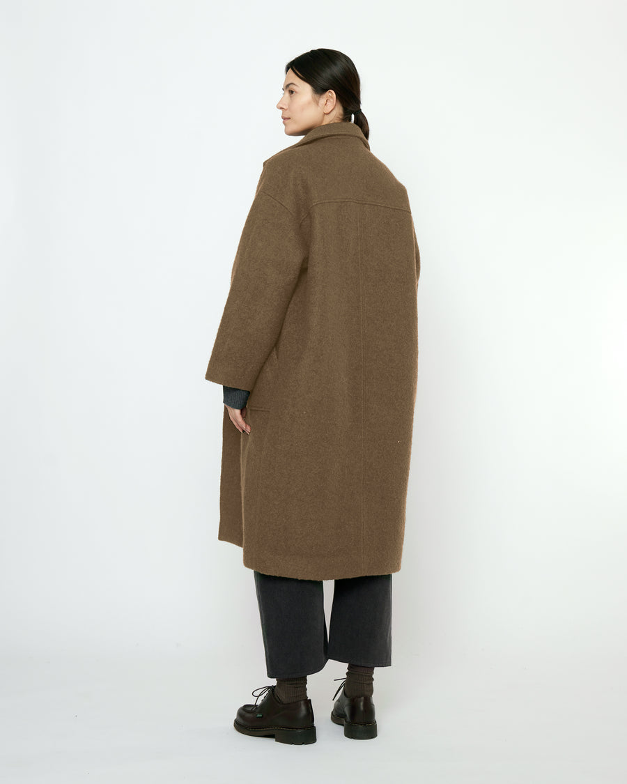 Fall Lapel Coat - FW25 - Kelp