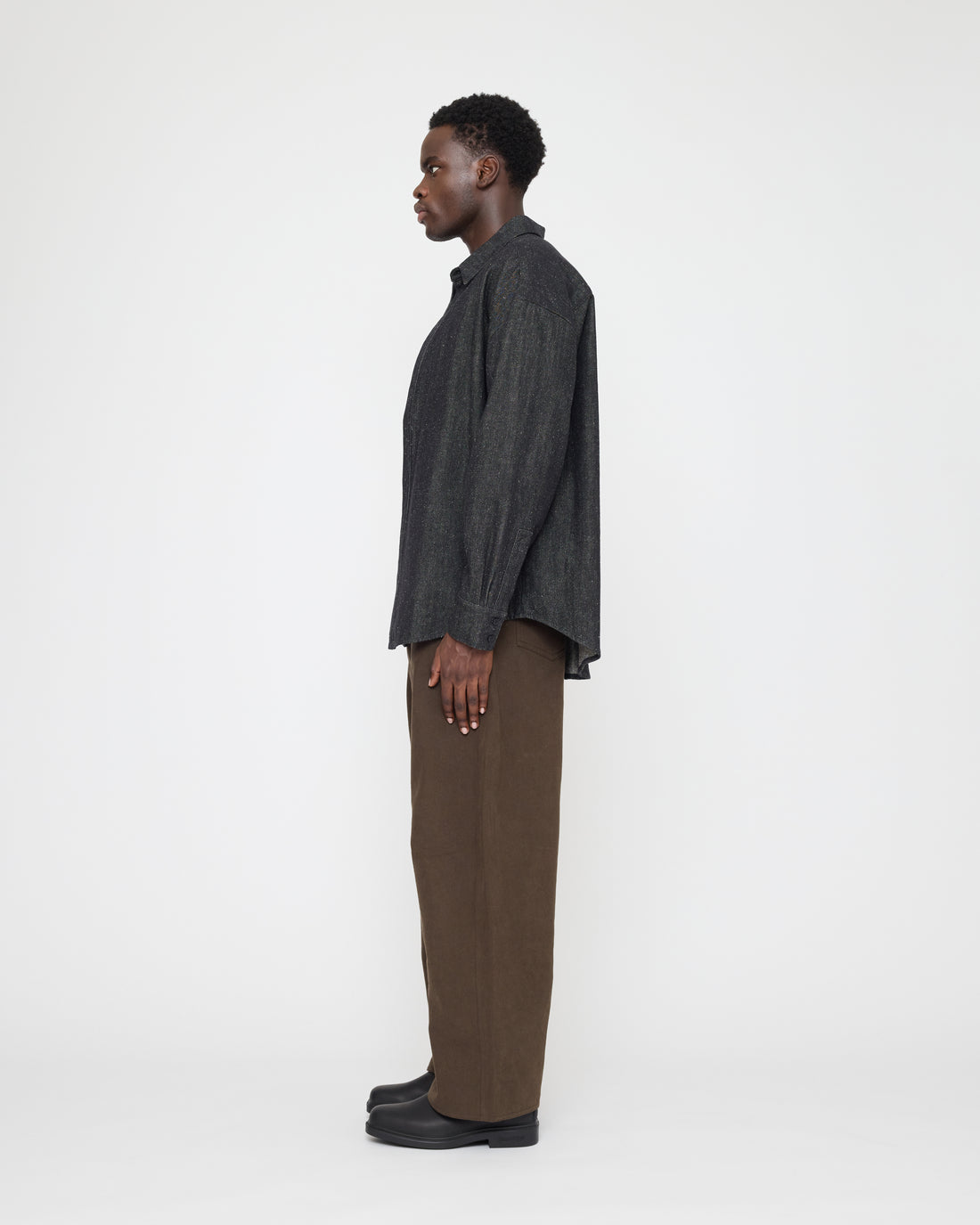 Unisex Dolman Shirt - Soft Denim Edition - FW26 - Black