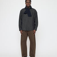 Cross Scarf - FW26 - Navy Black