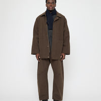 Mid-Length Chore Coat - FW26 - Taupe Brown