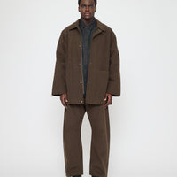 Mid-Length Chore Coat - FW26 - Taupe Brown