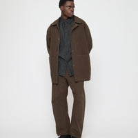 Mid-Length Chore Coat - FW26 - Taupe Brown