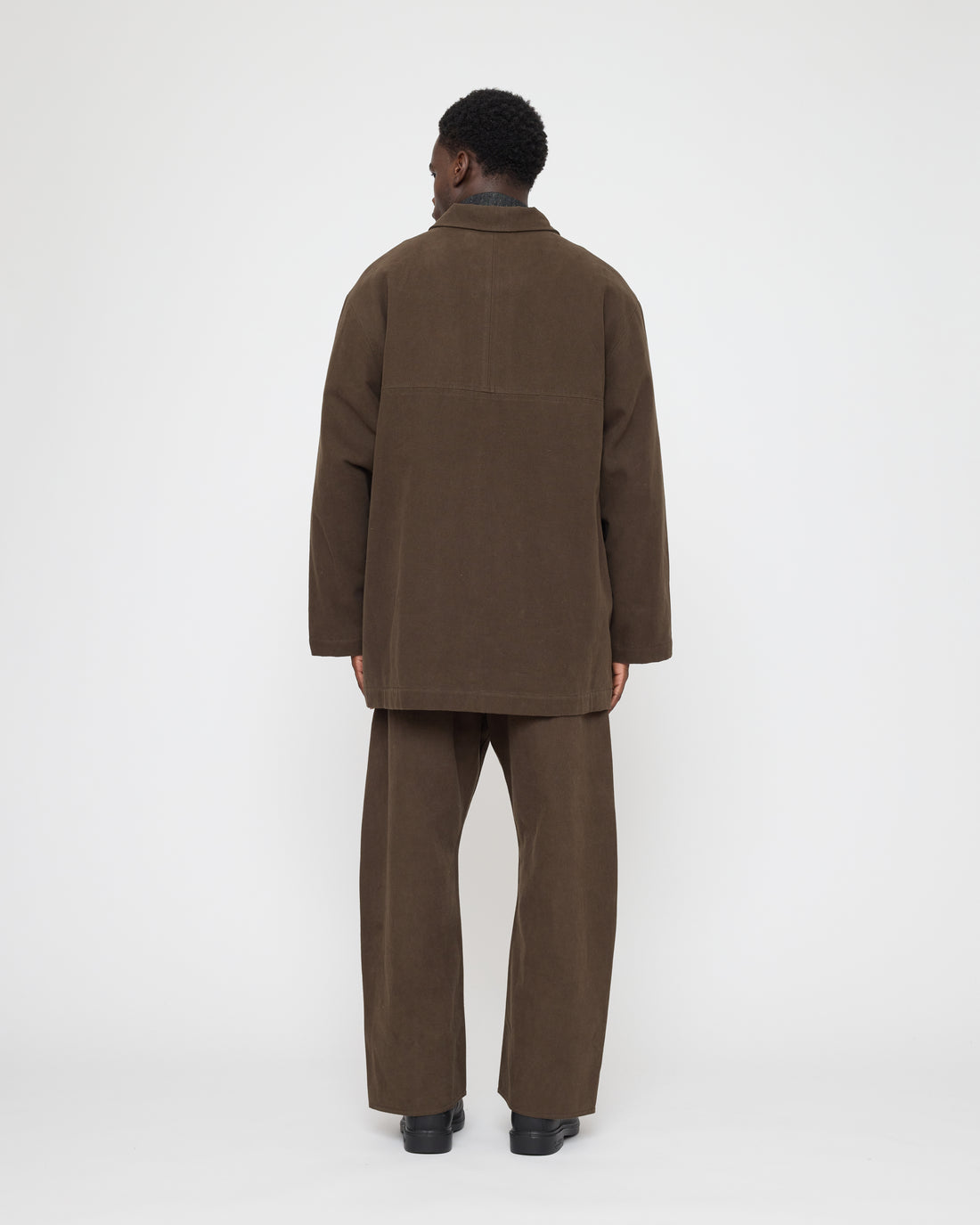 Mid-Length Chore Coat - FW26 - Taupe Brown