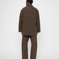 Mid-Length Chore Coat - FW26 - Taupe Brown