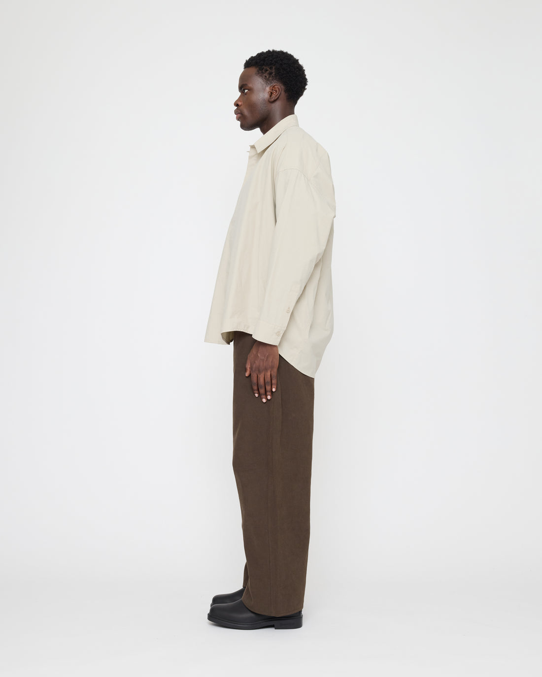 Cocoon Dress Shirt - FW26 - Almond