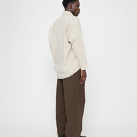 Cocoon Dress Shirt - FW26 - Almond