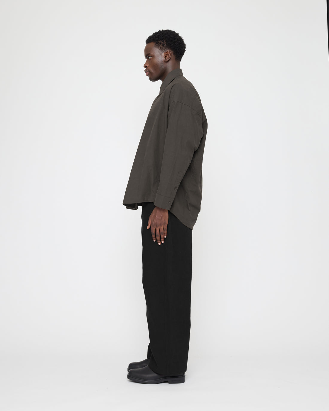 Cocoon Dress Shirt - FW26 - Olive