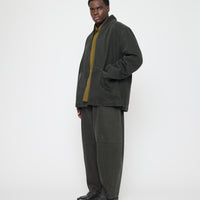 Open Short Coat - FW26 - Washed Black
