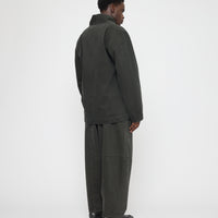 Open Short Coat - FW26 - Washed Black