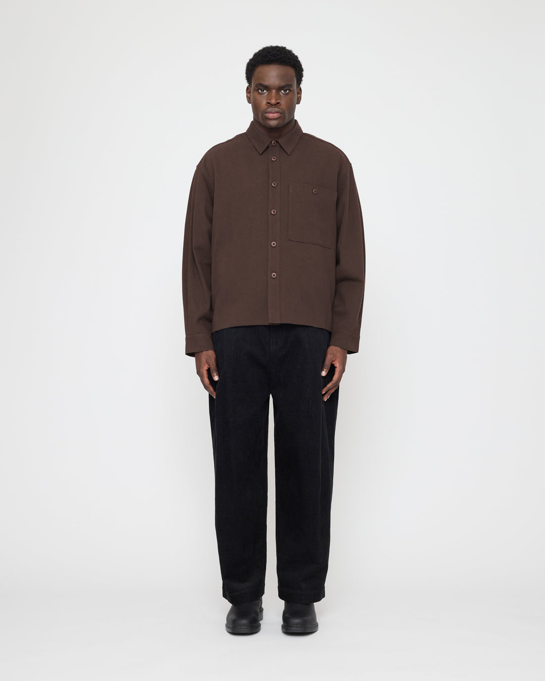 Relaxed Pocket Shirt - FW26 - Brown