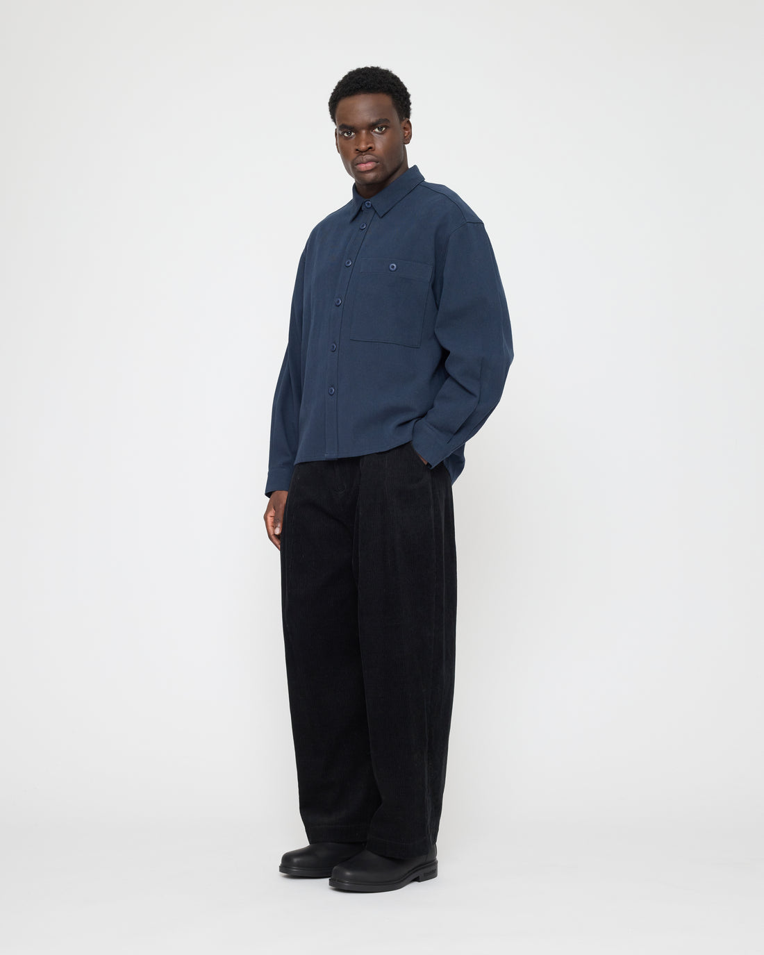Relaxed Pocket Shirt - FW26 - Navy